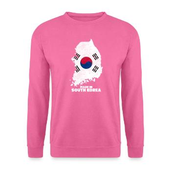 Corée du Sud Pays Asie - Sweat-shirt Unisexe - rose - Devant