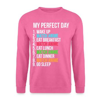 Anime Tag Convention Baka Cosplay Manga Geschenk - Unisex Pullover - Pink - Vorne