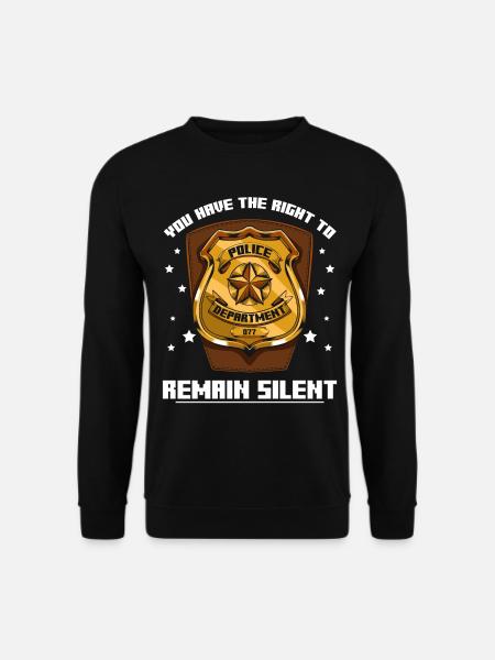police - Sweat-shirt Unisexe - noir