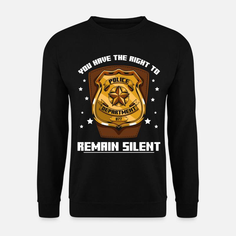 police - Unisex Sweatshirt - black