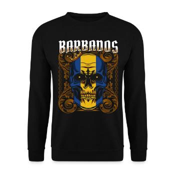 Barbados - Unisex Pullover - Schwarz - Vorne - Alina (178cm) & Michal (187cm)