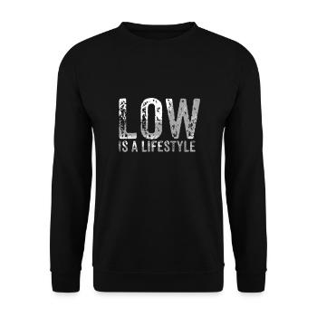 tuning - Unisex Sweatshirt - black - Front - Alina (178cm) & Michal (187cm)