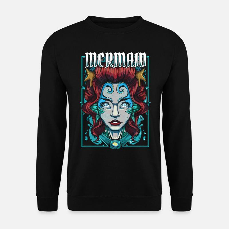 Meerjungfrauen - Unisex Pullover - Schwarz