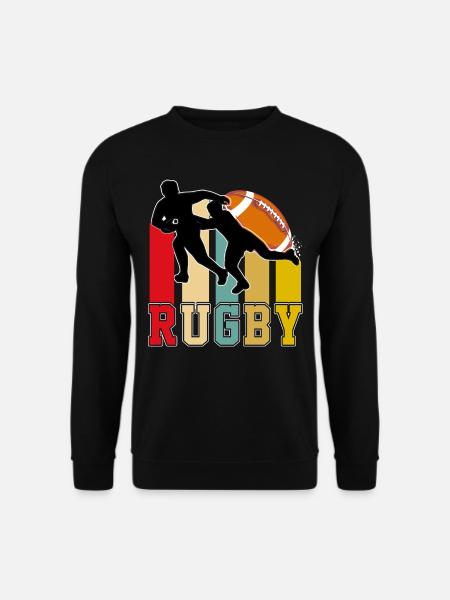 Rugby T-shirt - Unisex Sweatshirt - black