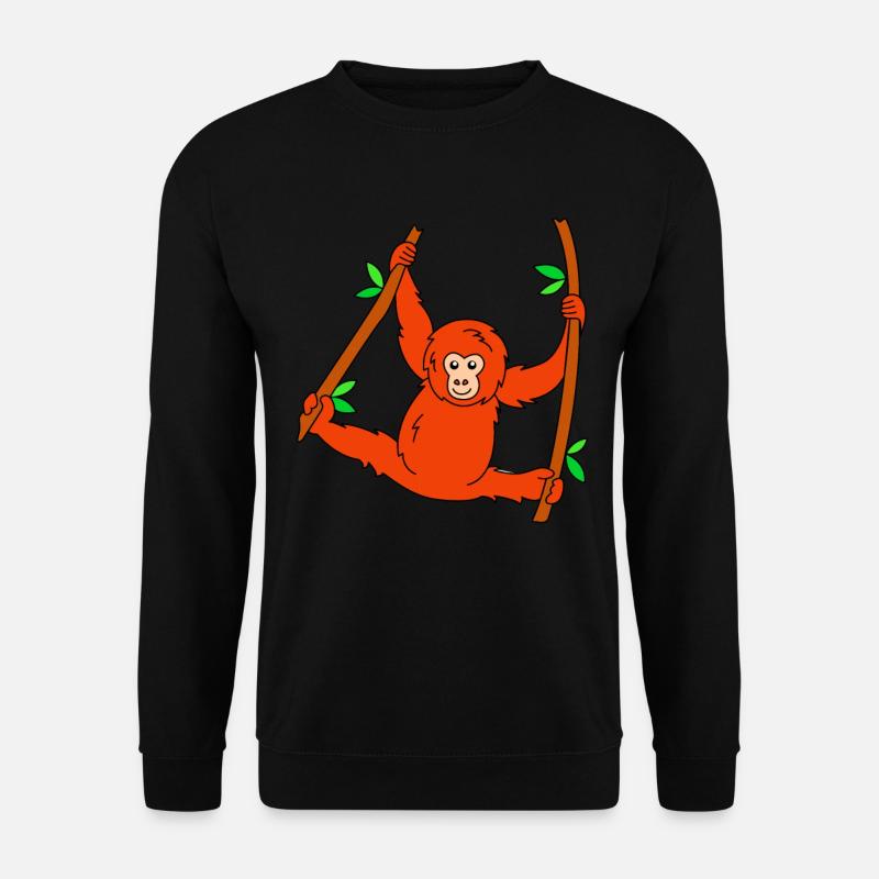 Orangutan - Unisex Sweatshirt - black