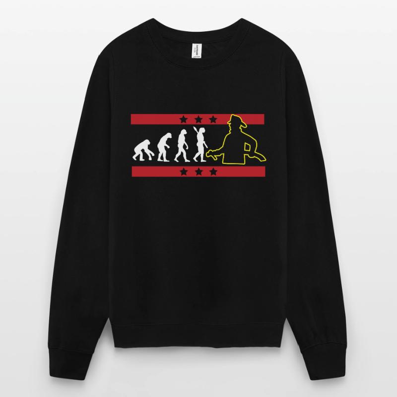 EVOLUTION POMPIER POMPIER POMPIER Sweat-shirt Unisexe
