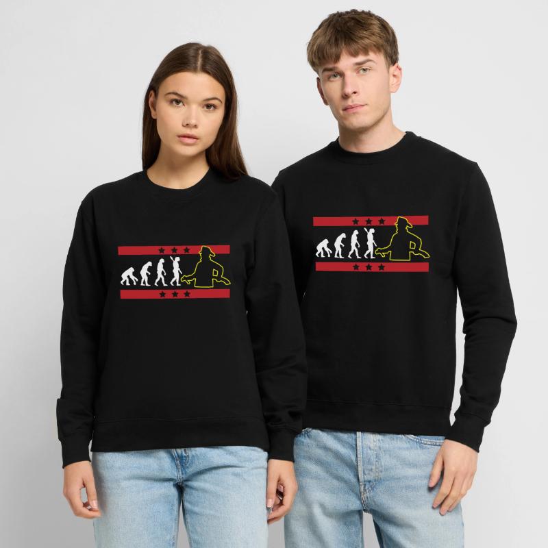 EVOLUTION POMPIER POMPIER POMPIER Sweat-shirt Unisexe