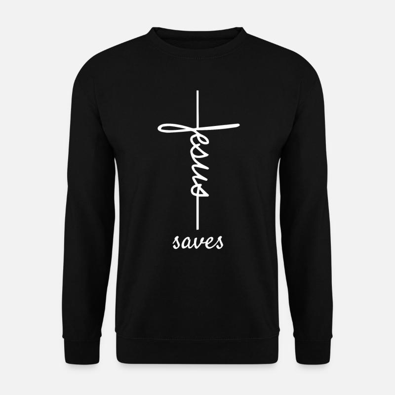 Christliche Geschenke Christentum Jesus Bibel - Unisex Pullover - Schwarz