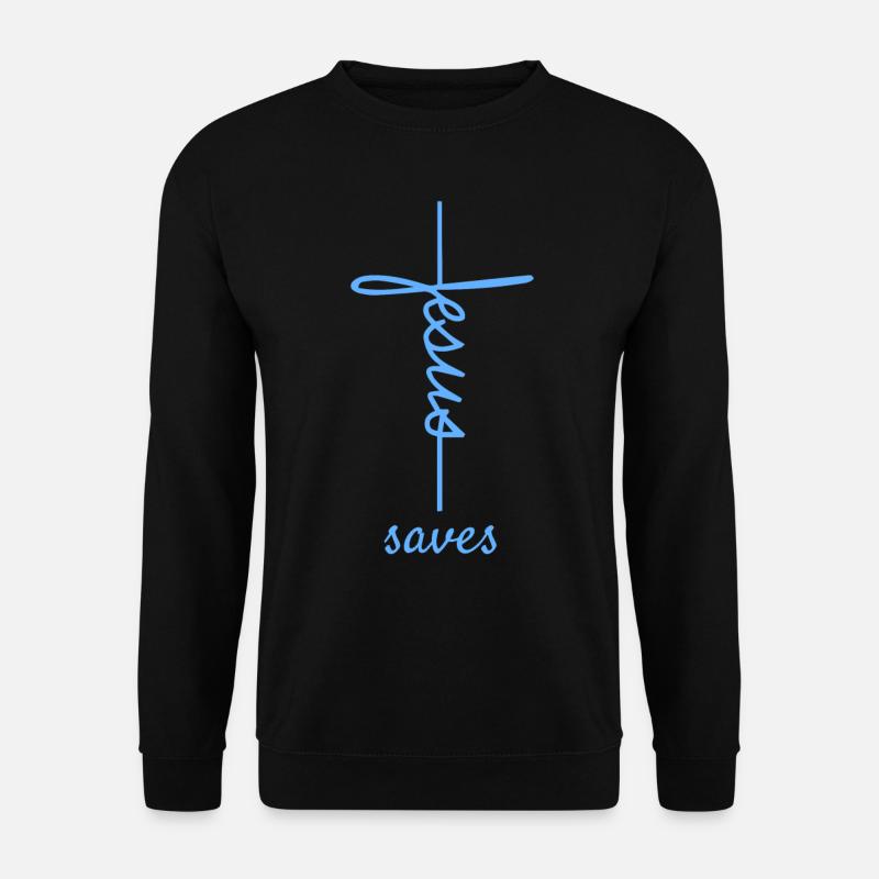 Christliche Geschenke Christentum Jesus Bibel - Unisex Pullover - Schwarz