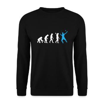 EVOLUTION BADMINTON DEVELOPMENT BADMINTON - Unisex Sweatshirt - black - Front - Alina (178cm) & Michal (187cm)