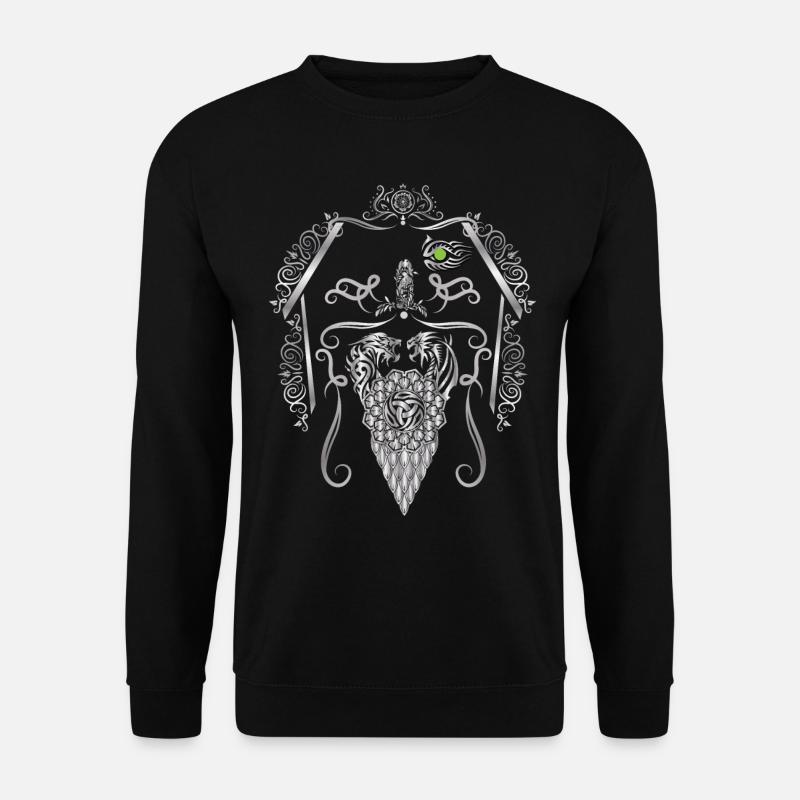Vikings Odin Thor - Unisex Sweatshirt - black