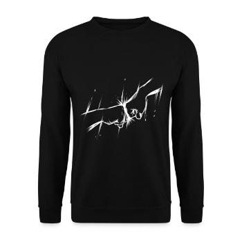 Brofist - Unisex Pullover - Schwarz - Vorne - Alina (178cm) & Michal (187cm)