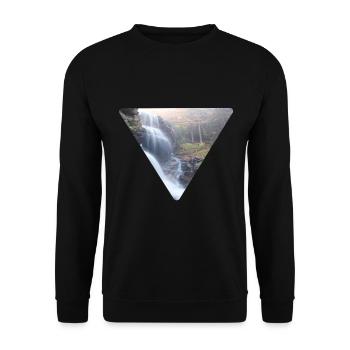 Natur - Unisex Pullover - Schwarz - Vorne - Alina (178cm) & Michal (187cm)