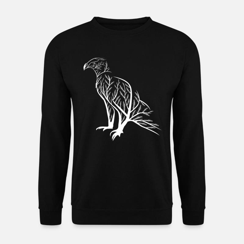 Adler Greifvogel - Unisex Pullover - Schwarz