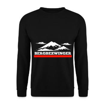 Bergsteiger - Unisex Pullover - Schwarz - Vorne - Alina (178cm) & Michal (187cm)