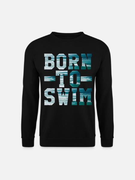 swim - Unisex Sweatshirt - black