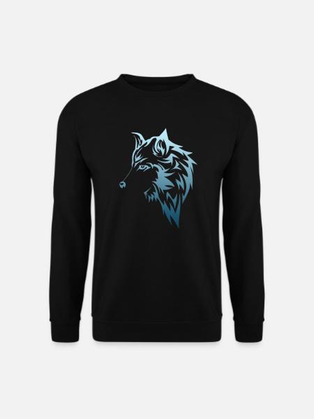 loup - Sweat-shirt Unisexe - noir