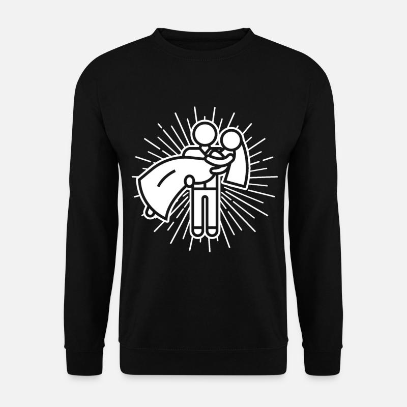 Hochzeit Design - Unisex Pullover - Schwarz
