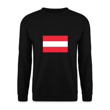 Austria - Unisex Sweatshirt - black - Front - Alina (178cm) & Michal (187cm)