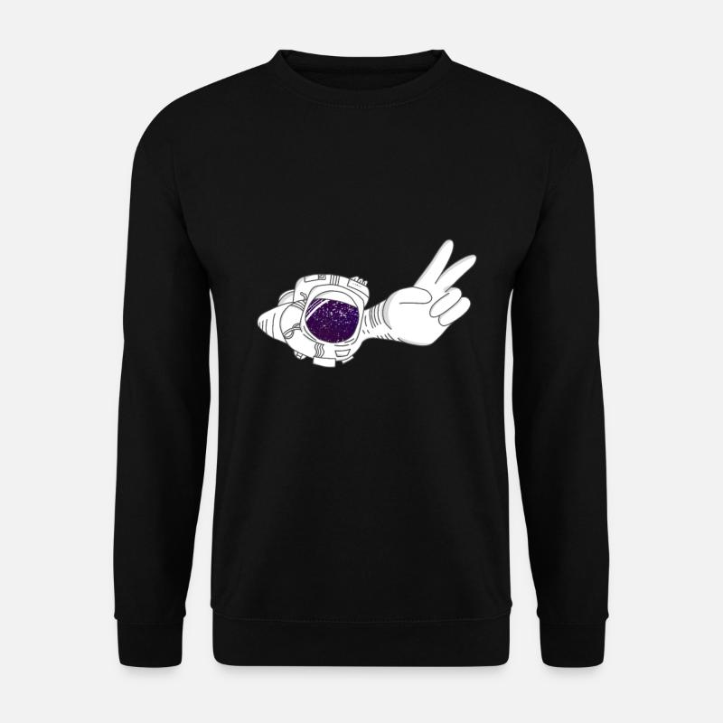 Peace Astronaut - Unisex Sweatshirt - black