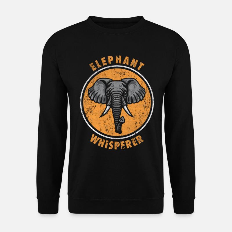 elephant - Unisex Sweatshirt - black