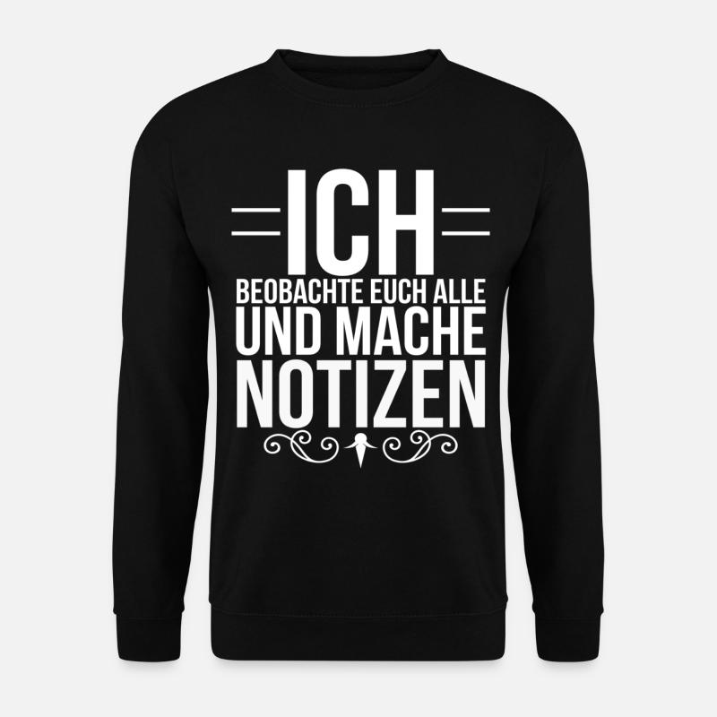 Arbeit - Unisex Pullover - Schwarz