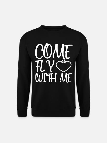Flugzeug - Unisex Pullover - Schwarz