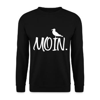 Moin - Sweat-shirt Unisexe - noir - Devant - Alina (178cm) & Michal (187cm)