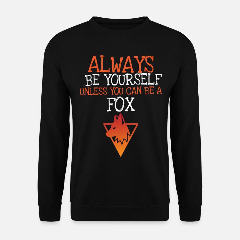 Fox - Unisex Sweatshirt - black