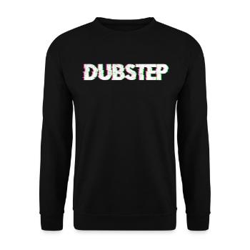 Dubstep - Unisex Sweatshirt - black - Front - Alina (178cm) & Michal (187cm)