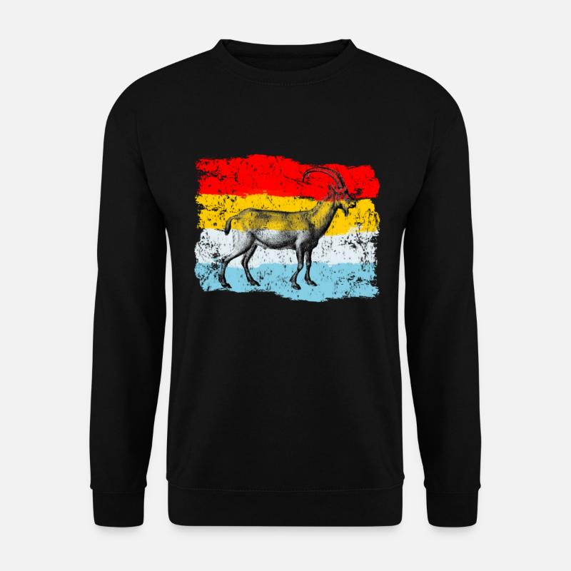 chèvre - Sweat-shirt Unisexe - noir