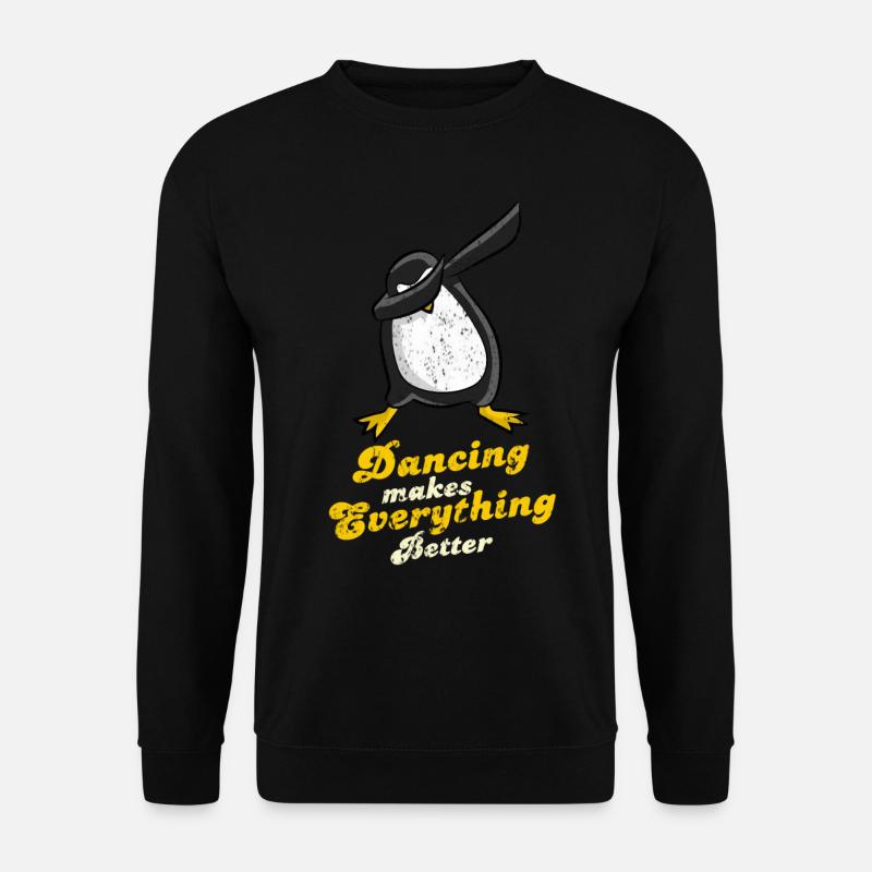 penguin - Unisex Sweatshirt - black