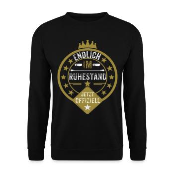 Rente - Unisex Pullover - Schwarz - Vorne - Alina (178cm) & Michal (187cm)