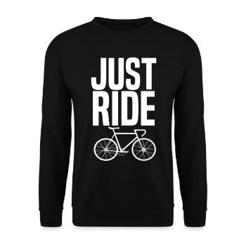 Radsport - Unisex Pullover - Schwarz - Vorne - Alina (178cm) & Michal (187cm)