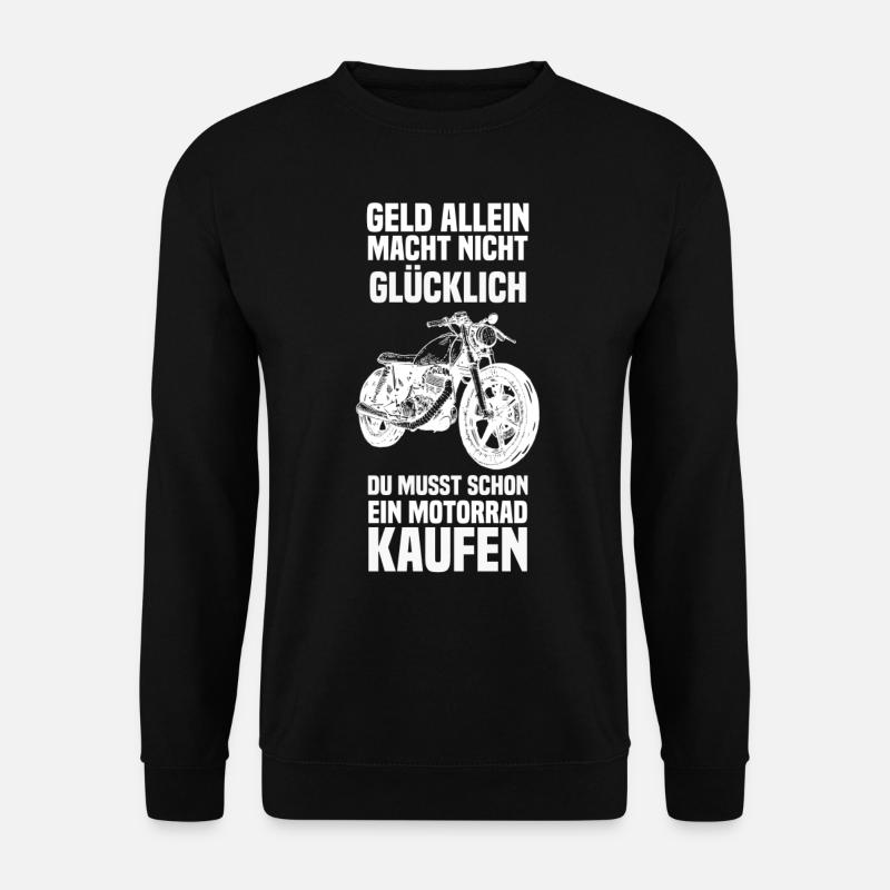 Motorrad - Unisex Pullover - Schwarz