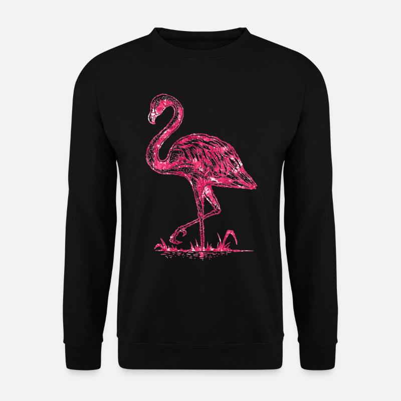Flamingo - Unisex Pullover - Schwarz