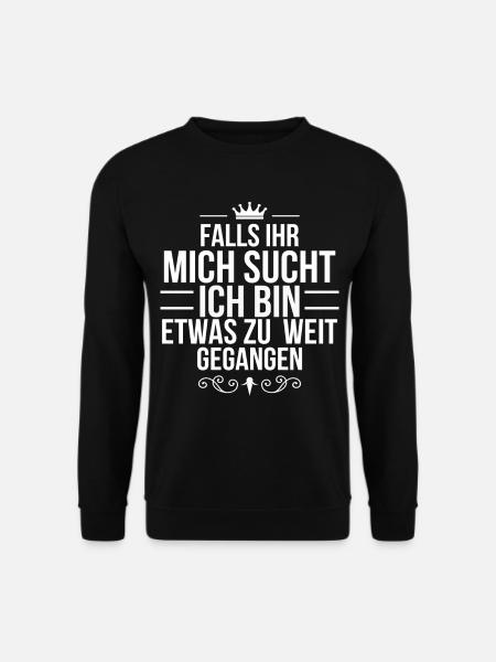 Prinzessin Lustiger Spruch Humor Lustig Grenzenlos - Unisex Pullover - Schwarz