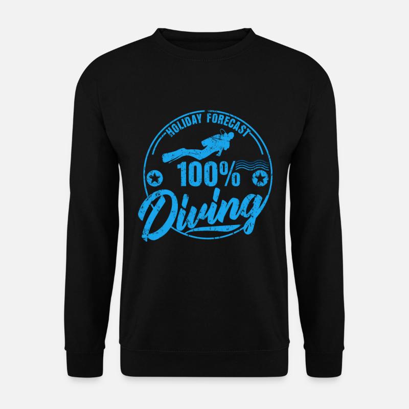 Tauchen - Unisex Pullover - Schwarz