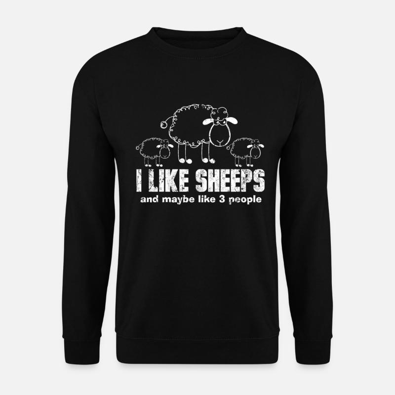 Schaf - Unisex Pullover - Schwarz