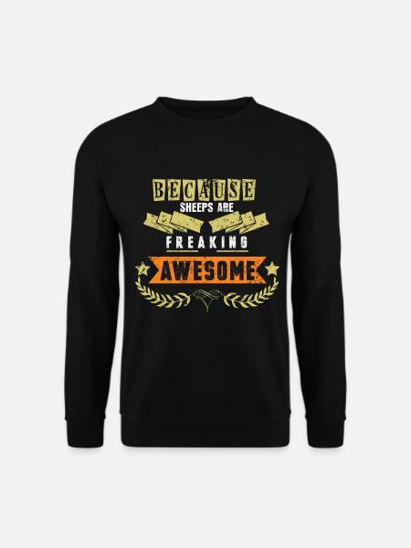 sheep - Unisex Sweatshirt - black