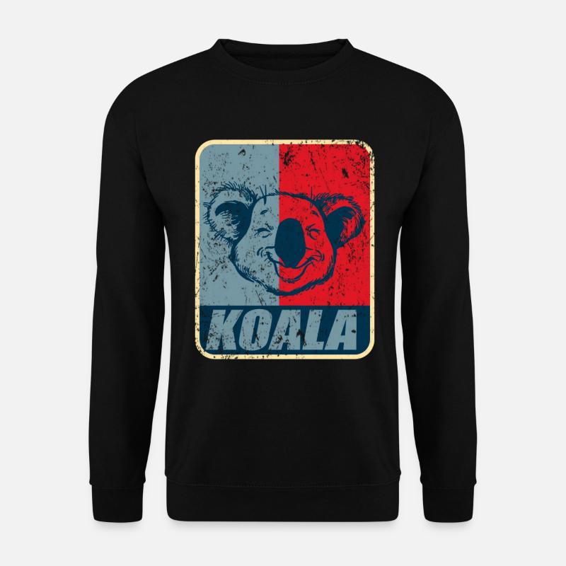 Koala bear - Unisex Sweatshirt - black
