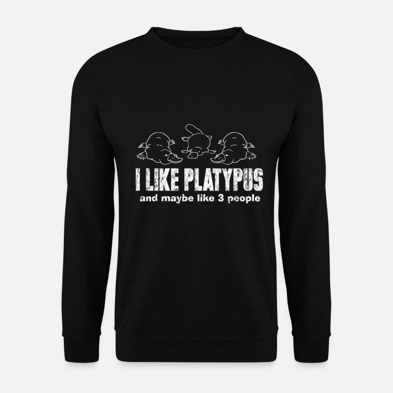 Schnabeltier - Unisex Pullover - Schwarz