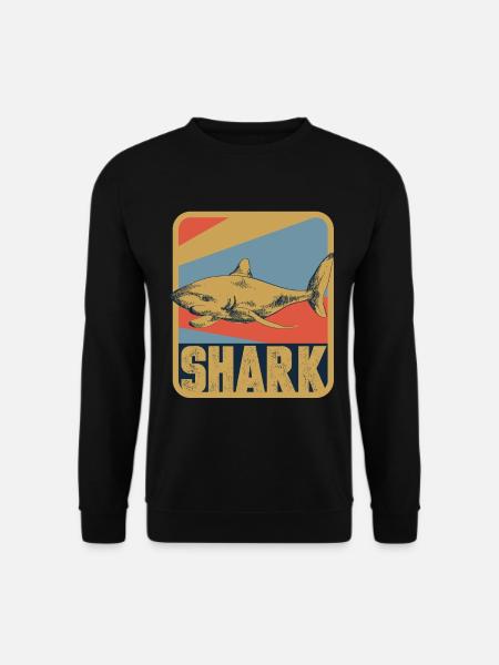 Hai Fisch - Unisex Pullover - Schwarz