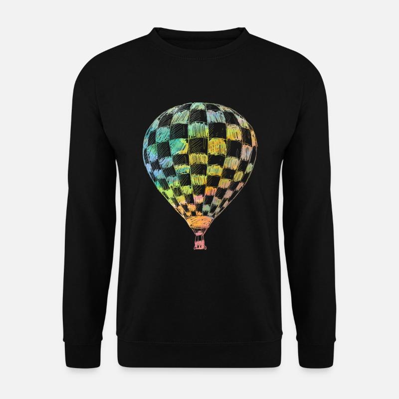 Ballon - retro - Unisex Pullover - Schwarz
