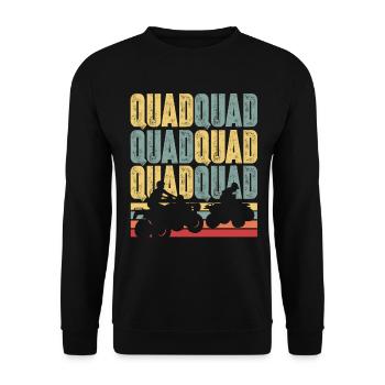 Quad Quad Sport - Sweat-shirt Unisexe - noir - Devant - Alina (178cm) & Michal (187cm)