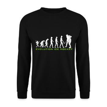 Evolution Eishockey - Unisex Pullover - Schwarz - Vorne - Alina (178cm) & Michal (187cm)
