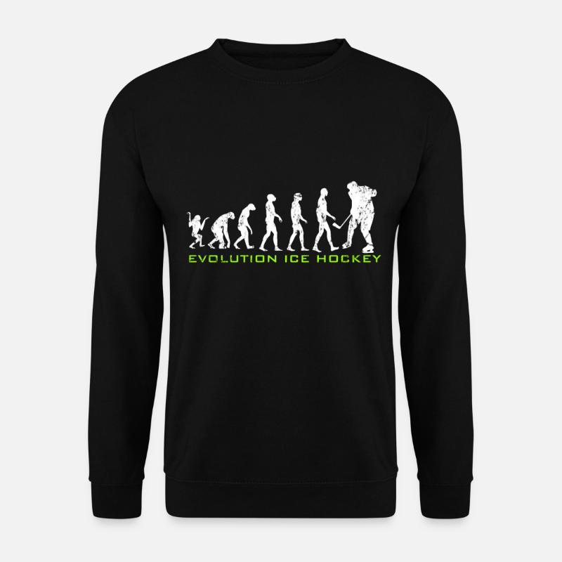 Evolution Hockey sur Glace - Sweat-shirt Unisexe - noir