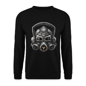 Biohazard - Sweat-shirt Unisexe - noir - Devant - Alina (178cm) & Michal (187cm)