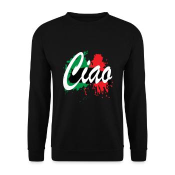 Italy Rome Europe - Unisex Sweatshirt - black - Front - Alina (178cm) & Michal (187cm)