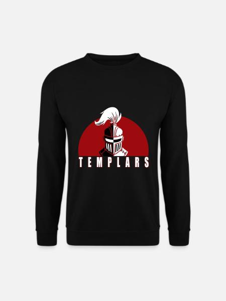 Crusader Knight Christianity Christian Crusade - Unisex Sweatshirt - black